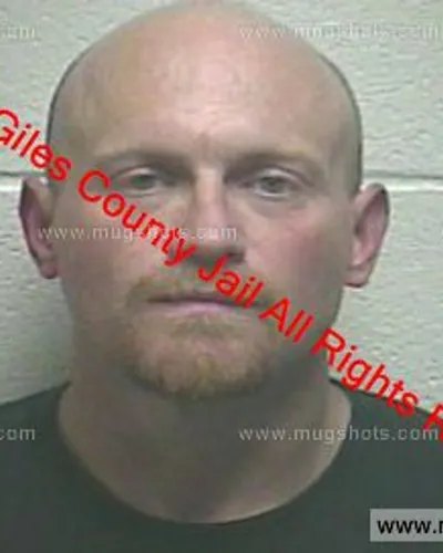 Booking photo of William Moses, Giles County, May 11, 2020