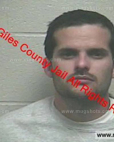 Booking photo of Eric Michael, Giles County, Apr 12, 2019