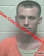 Booking photo of GERALD WAYNE MIMMS Jr., Giles County, Dec 25, 2018