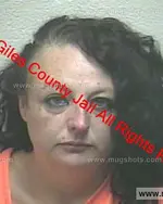 Booking photo of AMANDA LEE CARROLL FREEMAN, Giles County, Sep 28, 2019