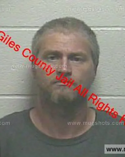 Booking photo of Johnathan Harvey, Giles County, Nov 9, 2019