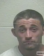 Booking photo of Justin Dean Burchell, Giles County, May 14, 2015