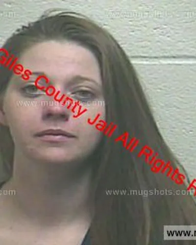 Booking photo of Kelsy Morgan Maddox, Giles County, Feb 16, 2020