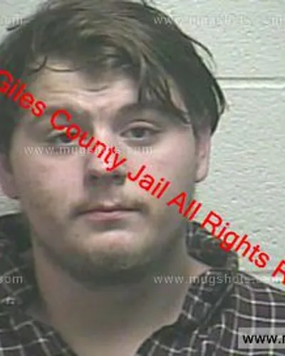 Booking photo of Joshua Tankersley, Giles County, Oct 22, 2019