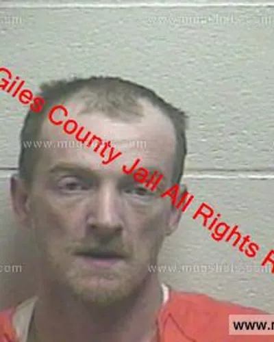 Booking photo of Christian Jones, Giles County, Feb 27, 2020