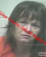 Booking photo of Pamela Christina Mccutchen, Giles County, Jan 17, 2019