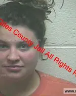 Booking photo of Haley Renee Muzaurieta, Giles County, Feb 15, 2020
