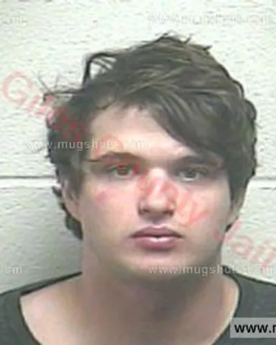 Booking photo of Tyler Ross, Giles County, Jan 22, 2018