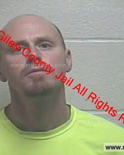 Booking photo of JOSHUA ALLEN FOX, Giles County, Feb 27, 2020