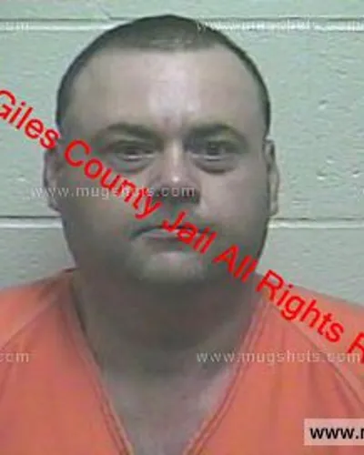 Booking photo of Adam Scotty Abernathy, Giles County, Dec 25, 2018