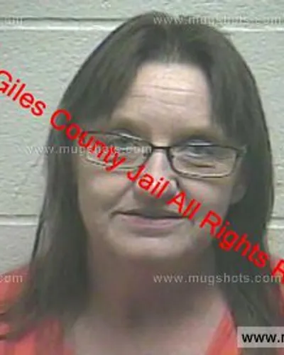 Booking photo of Tammy Harbison, Giles County, Mar 14, 2019