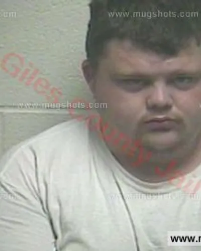 Booking photo of Steven Ray Wicks, Giles County, Nov 12, 2016