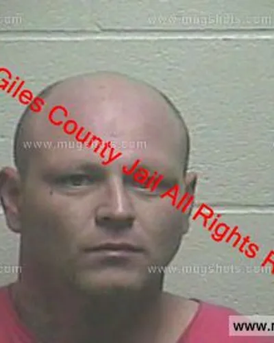 Booking photo of Drew Bonner, Giles County, Nov 23, 2019