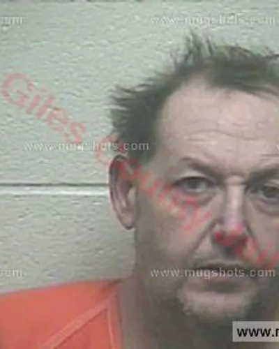 Booking photo of Timothy Tullo Millican, Giles County, Mar 13, 2018