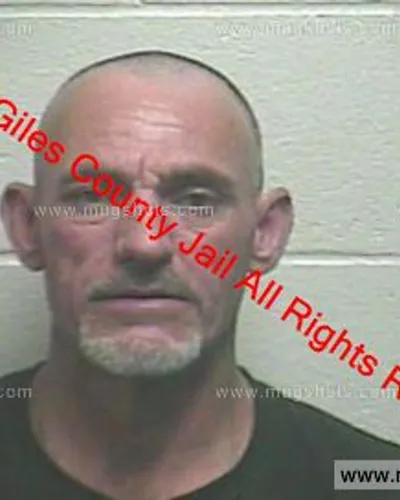 Booking photo of Frederick Faircloth, Giles County, Feb 26, 2020