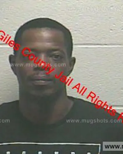 Booking photo of Javon Jacobs, Giles County, Jan 18, 2020