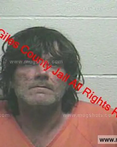 Booking photo of David Vanest, Giles County, Feb 16, 2019