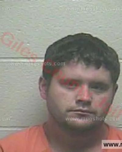 Booking photo of Eric Allen Bishop, Giles County, Oct 10, 2017