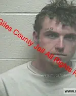 Booking photo of Hunter James Watson Defoe, Giles County, Dec 6, 2019