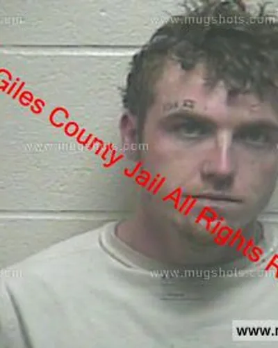 Booking photo of Hunter Defoe, Giles County, Dec 6, 2019