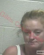 Booking photo of Kayla Jo Smith, Giles County, Jul 6, 2016