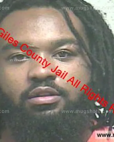 Booking photo of Deterrius Mcclain, Giles County, Sep 27, 2019