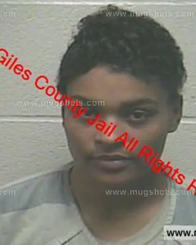 Booking photo of Kiona Fitzpatrick, Giles County, May 23, 2019