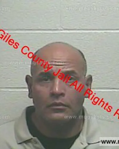 Booking photo of Hector E Mulero, Giles County, Nov 6, 2019