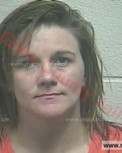Booking photo of Brandy Stanford, Giles County, Apr 26, 2018