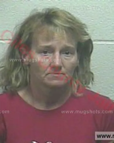 Booking photo of Lisa Ann Mueller, Giles County, Oct 17, 2017