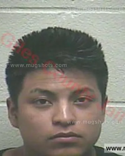 Booking photo of Roblero Marcos, Giles County, Feb 21, 2018