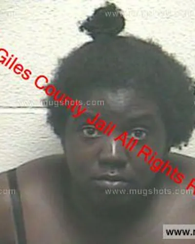 Booking photo of Jessica Blake, Giles County, May 1, 2019