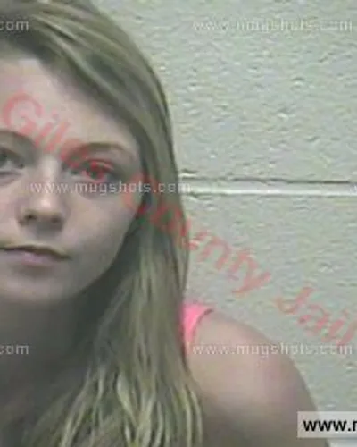 Booking photo of Kaitlyn Nicole Powell, Giles County, Oct 14, 2015