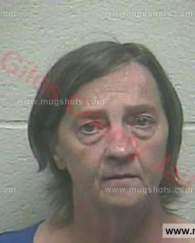Booking photo of Connie Sue Norwood, Giles County, Feb 23, 2017