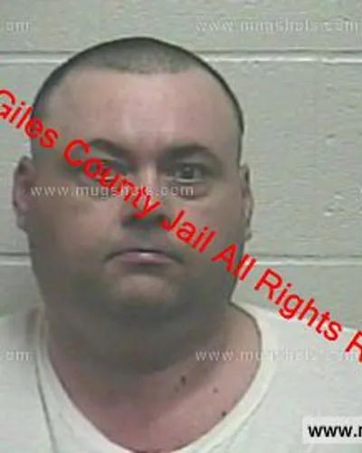 Booking photo of Adam Abernathy, Giles County, Apr 23, 2019