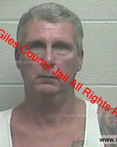 Booking photo of Kenneth Gover, Giles County, Jan 7, 2019
