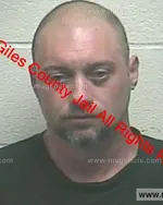 Booking photo of Waylon James Parsons, Giles County, Apr 4, 2019