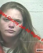 Booking photo of Shayna Nicole Burns, Giles County, Feb 17, 2020