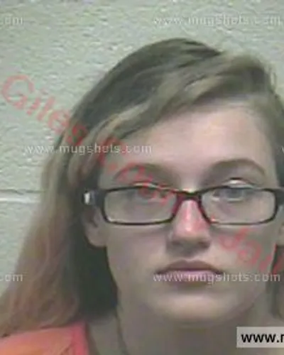 Booking photo of Camryn Sierra Cagle, Giles County, Oct 5, 2015