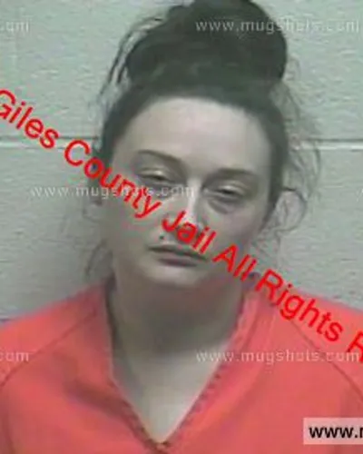 Booking photo of Courtney Hatchett, Giles County, Feb 19, 2020