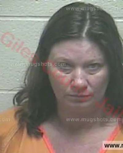 Booking photo of Crystal Ann Smith, Giles County, Jan 4, 2017