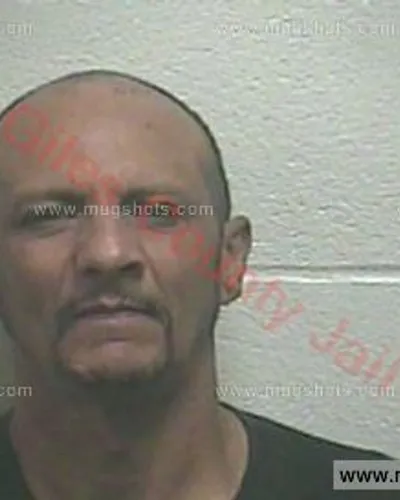 Booking photo of Rodney Oneal Franklin, Giles County, Oct 18, 2017