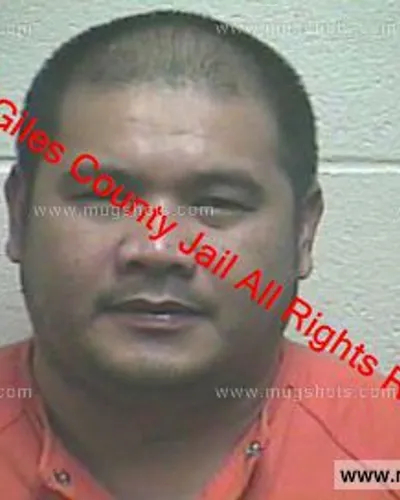 Booking photo of Jamerson Suan, Giles County, Apr 15, 2020