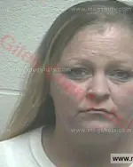 Booking photo of Tonnia Lynn Bishop, Giles County, May 10, 2016