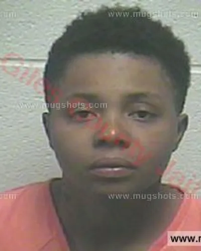 Booking photo of Samantha Glenn Houston, Giles County, Sep 26, 2015