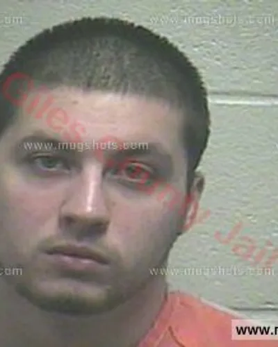 Booking photo of Donald Emery Uland, Giles County, Oct 19, 2015