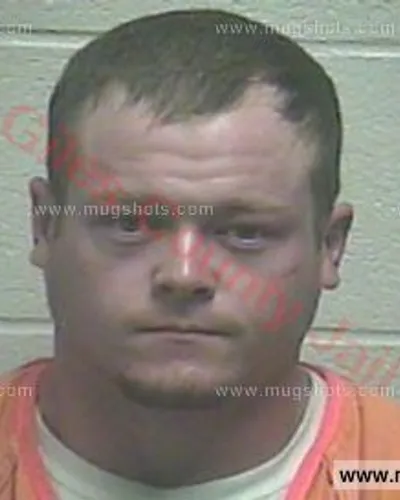 Booking photo of Austin Mccain, Giles County, Sep 25, 2015