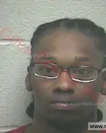 Booking photo of Kias Trevell Starks, Giles County, Aug 8, 2017