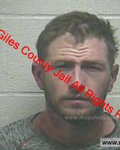 Booking photo of Craig Burgess, Giles County, Oct 20, 2019