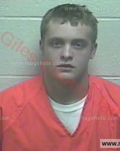 Booking photo of Lukas Cantrell, Giles County, Jan 25, 2017